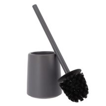 Stoneware Toilet Bowl Brush and Holder - Round Shape for Maximum Coverag... - $31.67