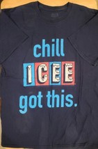 ICEE Frozen Drink “Chill ICEE Got This” Navy Blue Sz Lg T-Shirt - $33.70 CAD