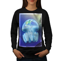 Nature Fish Space Animal Jumper Medusa Life Women Sweatshirt - £14.93 GBP