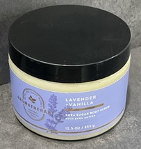 Bath &amp; Body Works Aromatherapy Lavender + Vanilla Shea Sugar Body Scrub ... - £17.51 GBP