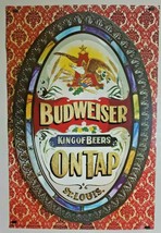 Vintage Anheuser Busch Budweiser King of Bees Tavern / Store Poster 27&quot;x... - £31.44 GBP
