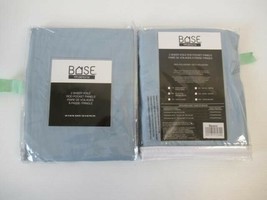   Sears Base Wholehome 55&quot;X63&quot; Blue Fog 2 Sheer Voile Rod Pocket Panels - £9.94 GBP