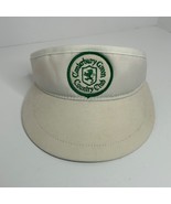 Vintage Canterbury Green Golf Club Hat Cap Visor White Green Adjustable - $440.27 MXN