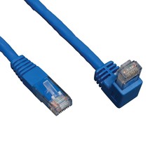 Tripp Lite Cat6 Gigabit Molded Patch Cable (RJ45 Right Angle Down M to RJ45 M) B - $18.99