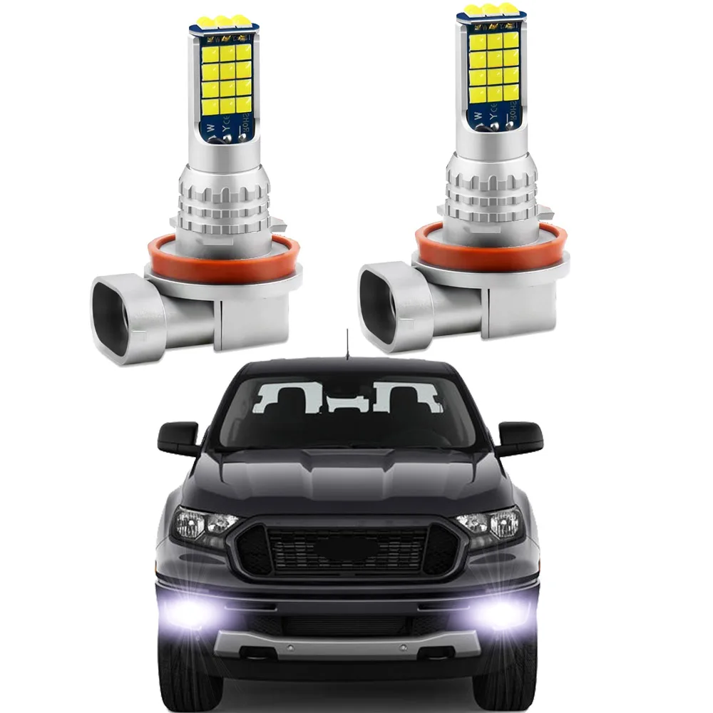 2pcs  Led Car Fog Lamp For Ford Ranger 2016-2023 (only fit original fog light is - £20.94 GBP