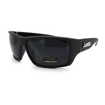 Todo Negro Oscuro Gafas de Sol Hombre Auténtico Locs Gánster Sombras - £7.80 GBP