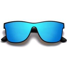 Fashion Polarized Sunglasses for Women Men 100% UV Protection Trendy Siamese Len - £12.86 GBP