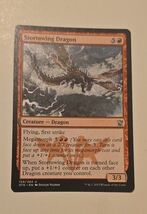 Stormwing Dragon Dragons of Tarkir Regular 3/3 Red Dragon Flying First S... - $1.44