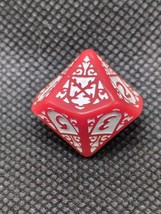Blood &amp; Plunder Spanish D10 Dice Red And White - $239.51 MXN