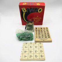 Somerville Bingo Game Made in Canada Complete 18 Card Set Chips  - $19.34