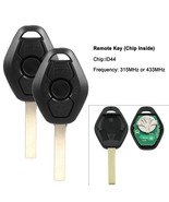 2 For 2004 2005 2006 2007 2008 2009 2010 Bmw X3 X5 Z4 Keyless Car Remote... - £32.75 GBP