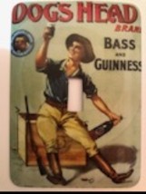 Vintage tin sign. Metal Switch Plate Beer - £7.27 GBP
