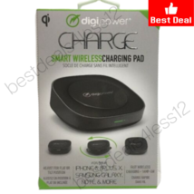DigiPower Smart Fast Qi Wireless Charger Charging Pad For IPhone/Samsung - £18.19 GBP