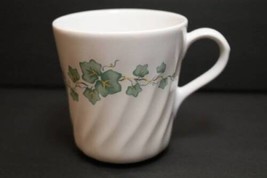 Mug Cup Corelle by Corning Callaway Stoneware Green Ivy Leaves Swirls Te... - $7.89