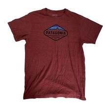 Patagonia T Shirt Uomo Grande Slim Fit Manica Corta Taglia L - £27.86 GBP