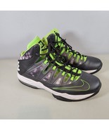 Nike Stutter Step Mens Shoes Size 9.5” Black Gray Green 599565-002 - $30.99