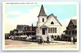 Postcard First Presbyterian Church Ocean City Maryland Tichnor Bros. - $10.46