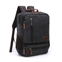 Vintage Canvas Backpack Men Large Capacity Travel Shoulder Bag High Quality Fash - £66.10 GBP