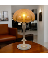 Collector&#39;s Item Italian Design Light &quot; Loto Ambra &quot; Mid Century 80cm Lamp - $754.98 CAD