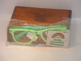 Pre-Owned Kid’s Floral Print Green Novelty Glasses  - £3.16 GBP