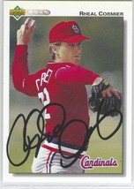 Rheal Cormier Auto - Signed Autograph 1992 Upper Deck #574 - St. Louis Cardinals - £3.96 GBP