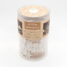 Studio Mercantile Decorative Micro Snowflakes String Led Lights (40 Warm... - $11.87 CAD