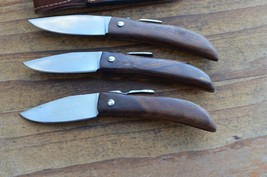 3 Real custom made Stainless Steel folding knife  From the Eagle CollectionZ4194 - £73.93 GBP