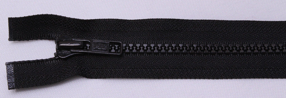 Primary image for 100 Zippers - Vislon 16" Black Separating Zippers by YKK® - M412.01-100zips