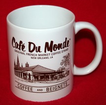 Cafe Du Monde Coffee Cup French Market New Orleans Louisiana Souvenir Mug  - $12.86
