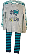 Carter's Just One You 4 PC Pajama Set Boys 10 Pants Top Multicolor Cotton Blend - $18.70