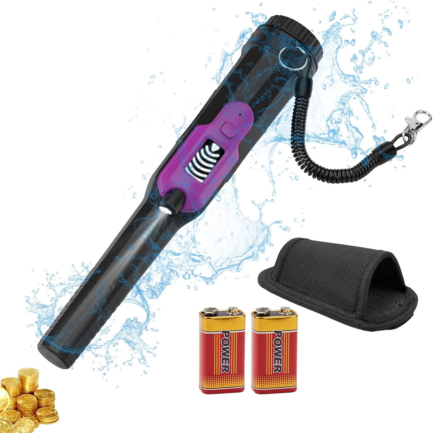 Pinpoint Metal Detector Pinpointer With Lcd Display, Fully Waterproof Un... - $40.95