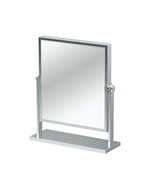Gatco Rectangular Framed Table Mirror Chrome #1381- 12 in x 9.75 In - Ne... - £78.69 GBP