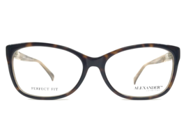 Alexander Collection Brille Rahmen BRIANNE TORTOISE Brown Cat Eye 54-16-135 - £58.63 GBP