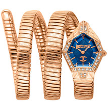Just Cavalli Women&#39;s Mesmerizing Blue Dial Watch - JC1L304M0045 - £164.74 GBP