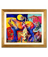 Tadeo Zavaleta-&quot;Espiritu Libre&quot;-ORIGINAL OIL Painting/Canvas/Framed/Sign... - £2,237.64 GBP