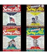 Song Hits Lyric Magazines Lot of 4 1944 - 45 Benny Goodman Kay Kyser Pat... - £10.37 GBP