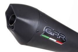 GPR Exhaust Honda CBR500R 2012-2018 Slip-On GP Evo4 Black Titanium, DB Killer - £445.50 GBP