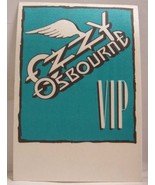 BLACK SABBATH / OZZY OSBOURNE - VINTAGE ORIGINAL CLOTH BACKSTAGE PASS *L... - $10.00