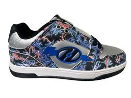 HEELYS Men Sneaker Youth Roller Skate Cosmical Black Silver Gray Blue Si... - $59.40