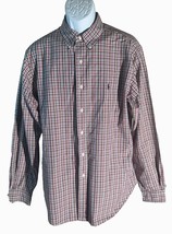 RALPH LAUREN CLASSIC FIT Men&#39;s Long Sleeve Button Down Shirt Multi-Color... - $9.89