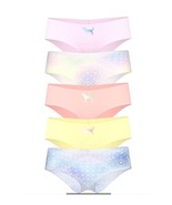 Victoria Secret PINK 5 Pack No Show Cheeky Panty Lot size Medium Dog Logo - €25,45 EUR