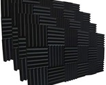 A Set Of 48 12&quot; X 12&quot; X 2&quot; Acoustic Foam Panel Wedge Studio Soundproofin... - $77.96