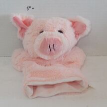Vintage Pink Pig Hand Puppet Plush Rare HTF - $8.88