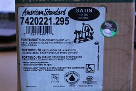 American Standard 7420221.295 Portsmouth 2-Handle Centerset Bathroom Faucet - $175.00