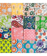 50 Pack of Assorted Napkins, Floral Print Bohemian Cotton Napkin, Mix an... - $22.83 CAD