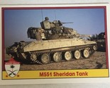 Vintage Operation Desert Shield Trading Cards 1991 #49 M551 Sheridan Tank - $1.97