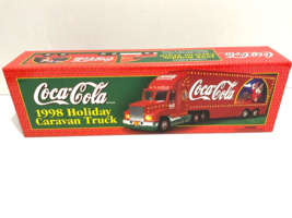 1998 Coca~Cola Holiday Classic Carrier Truck w/Lights &amp; Detachable Cab New - £5.55 GBP