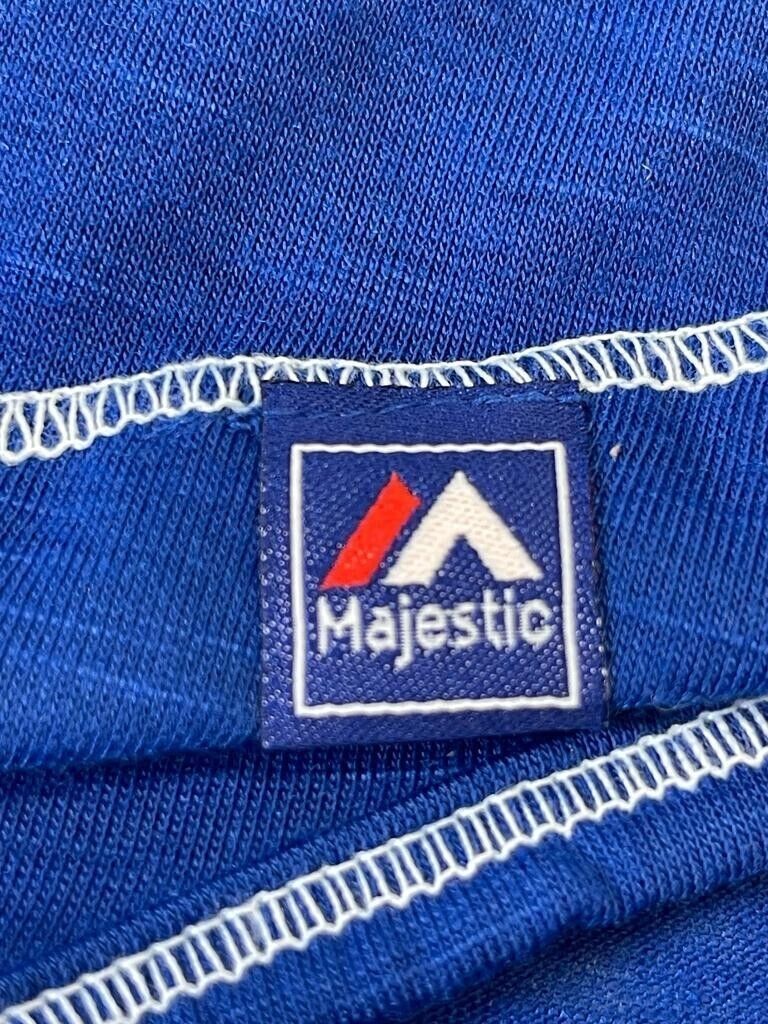 Majestic Mujer Texas Rangers Juego Tiempo Glitz Tanque Top Azul Real, Mediano Item image 5