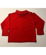 Vintage Health Tex Red Long Sleeve Shirt, Rolled Collar, USA, Size 12 Mo... - $5.99