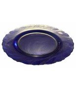 Bormioii Rocco  France Cobalt Blue Glass Plate Swirl Design - 9&quot; - £7.46 GBP